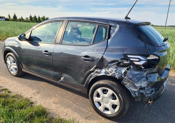 Dacia Sandero cena 27400 przebieg: 9770, rok produkcji 2021 z Witnica małe 254
